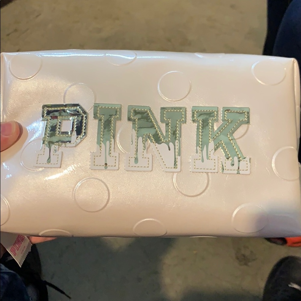 Pink make up bag